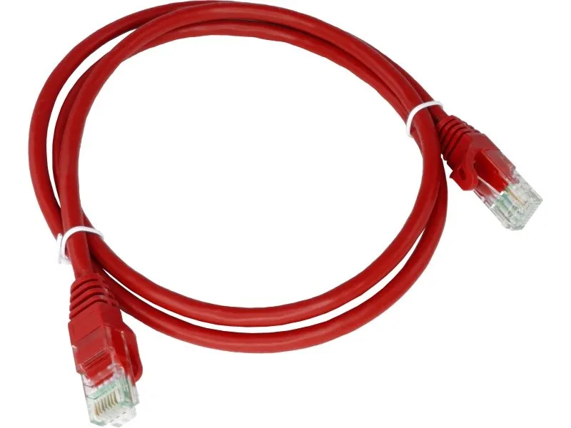ALANTEC Patch-cord U/UTP kat.5e PVC 0.25m czerwony thumbnail 2