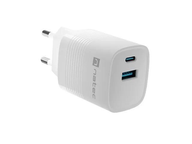 NATEC ŁADOWARKA RIBERA GAN 1X USB-A + 1X USB-C 30W thumbnail 3