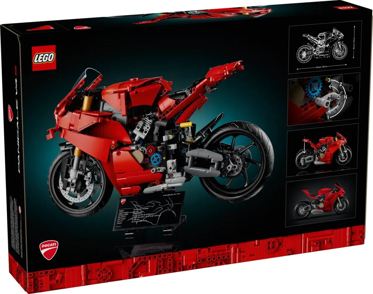Klocki LEGO Technic 42202 - Motocykl Ducati Panigale V4 S thumbnail 2