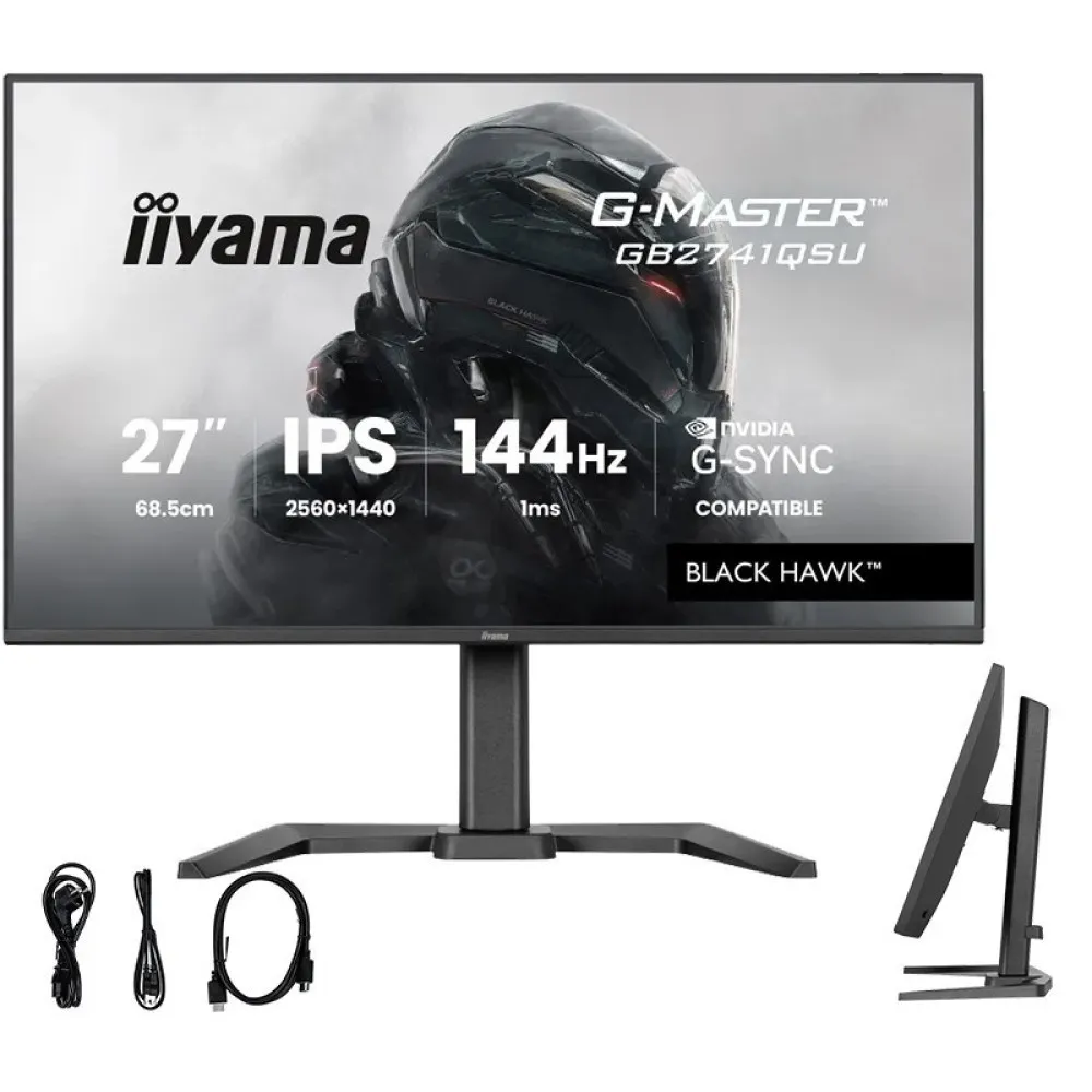 MONITOR IIYAMA LED 27 GB2741QSU-B1 144Hz thumbnail 3