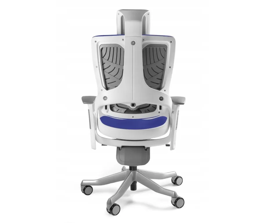 Fotel biurowy Wau 2 BL415 tkanina royalblue/biały thumbnail 3