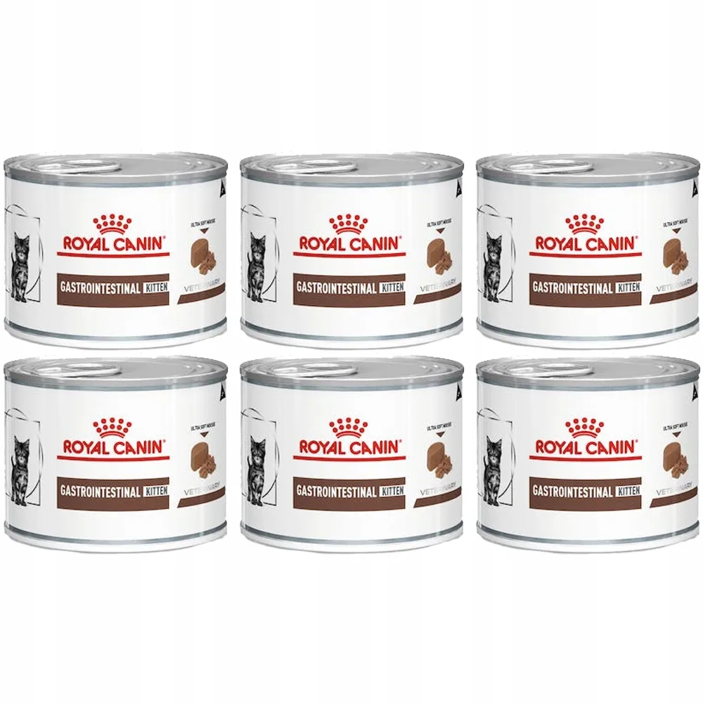 ROYAL CANIN Mokra karma dla kota Gastro Intestinal Soft Mousse 6x195g thumbnail 1
