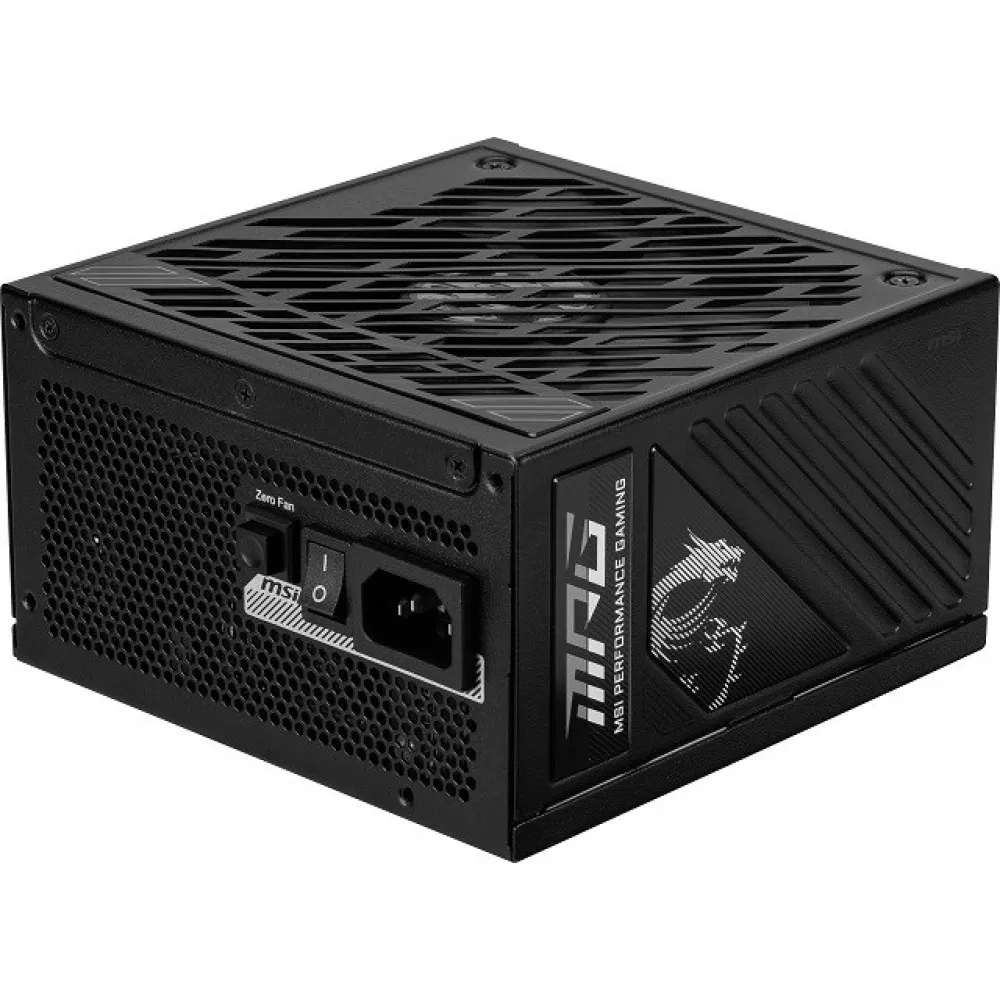 Zasilacz MSI MPG A1250GS 1250W PCIE5 80+ Gold ATX 3.1 (306-7ZPFX11-CE0) thumbnail 1