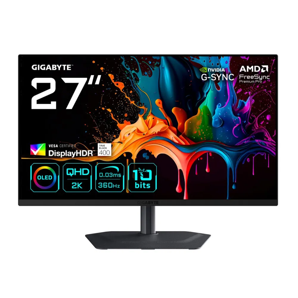 MONITOR GIGABYTE OLED 27 MO27Q3 360Hz thumbnail 1