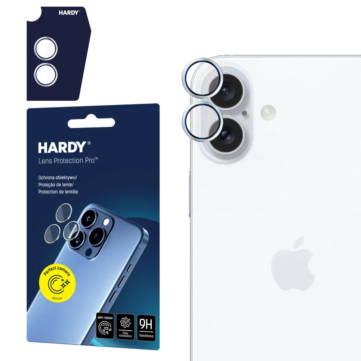 Apple iPhone 17 - HARDY Lens Protection Pro Silver thumbnail 1