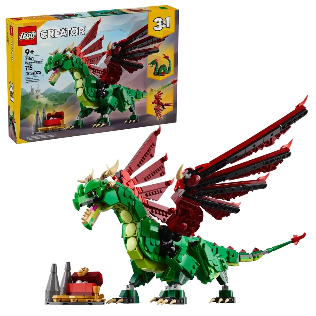 Klocki LEGO Creator 3w1 31161 - Średniowieczny smok thumbnail 1