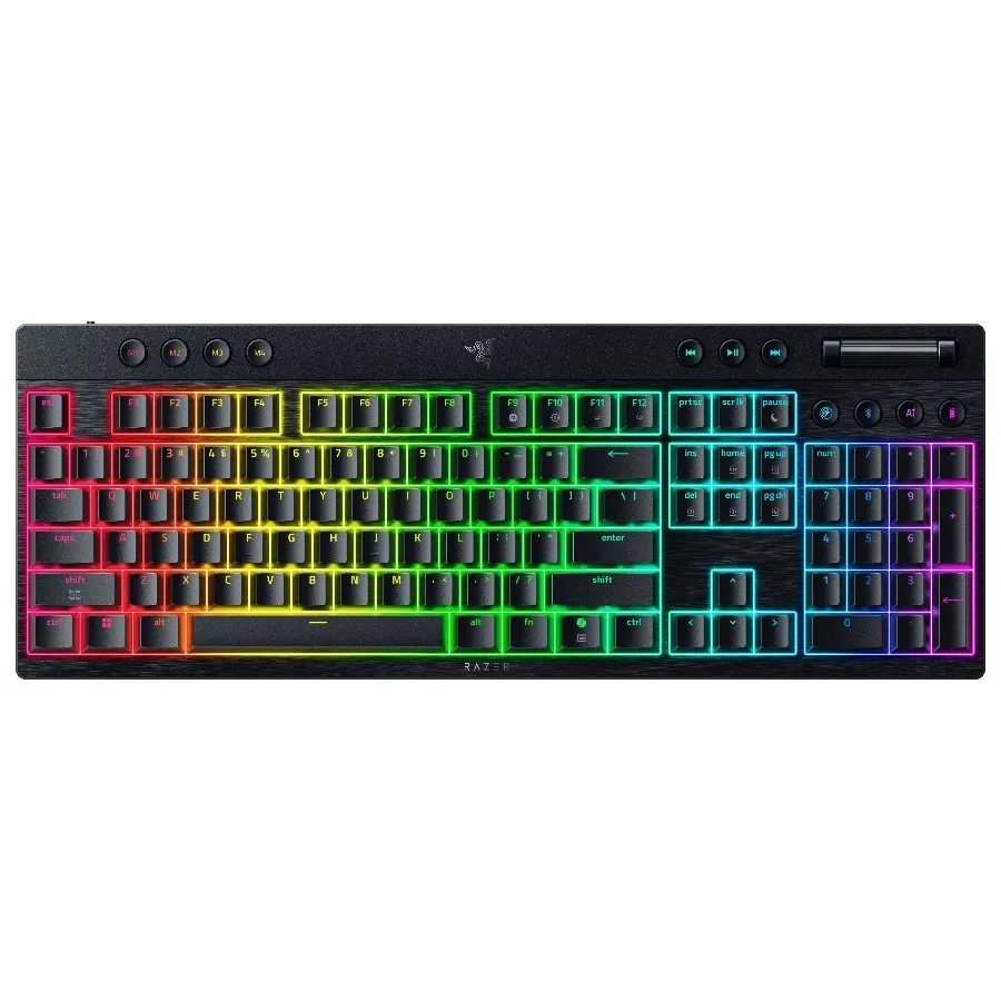 Razer BlackWidow V4 Low-profile HyperSpeed (Green Switch) - US Layout - Gaming Keyboard thumbnail 1