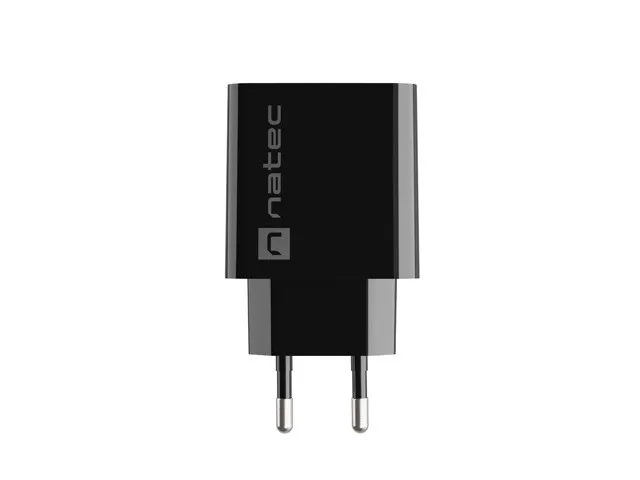 NATEC ŁADOWARKA SIECIOWA RIBERA USB-A 18W CZARNA thumbnail 3