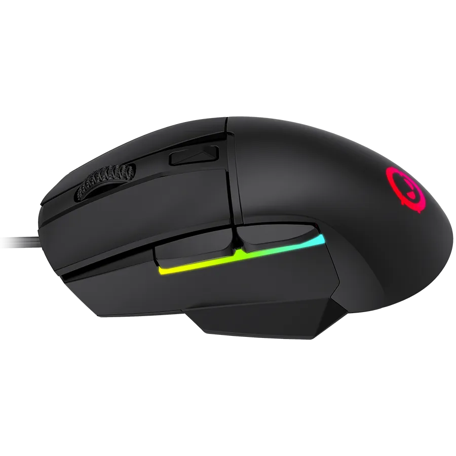 LORGAR Mysz Gamingowa Jetter 357, USB, LED, RGB, Czarna thumbnail 2