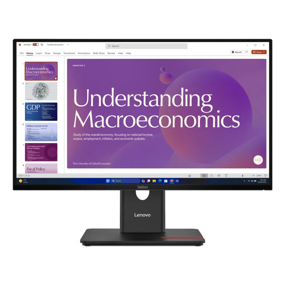 Lenovo ThinkVision T24D-40 23.8FHDMI DP USB thumbnail 1