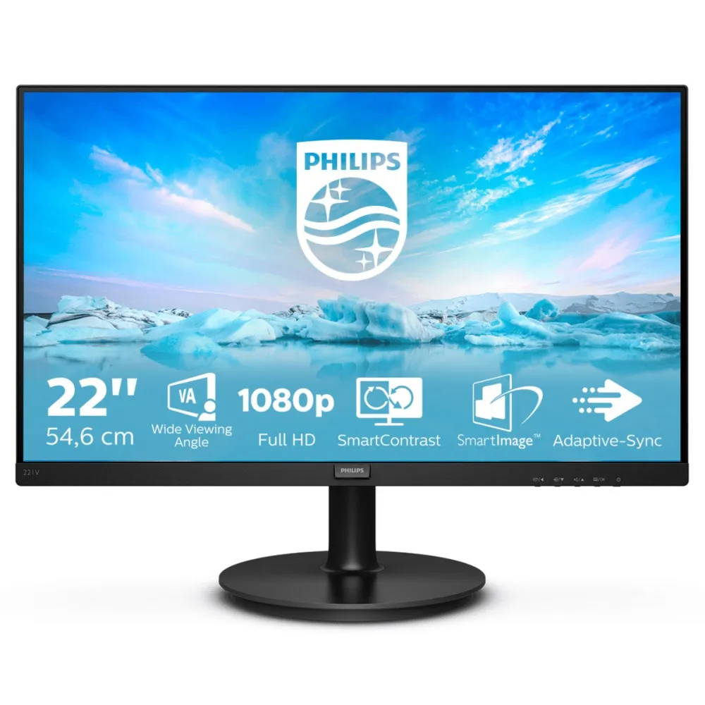 MONITOR PHILIPS LED 21,5 221V8A/00 thumbnail 1