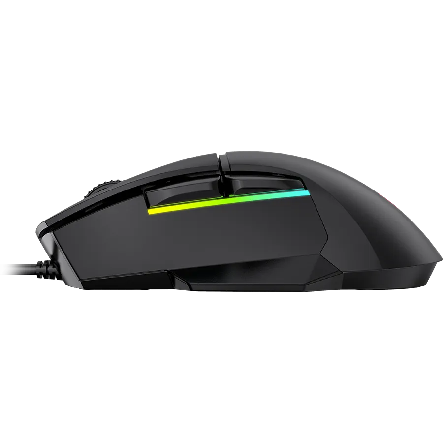 LORGAR Mysz Gamingowa Jetter 357, USB, LED, RGB, Czarna thumbnail 3