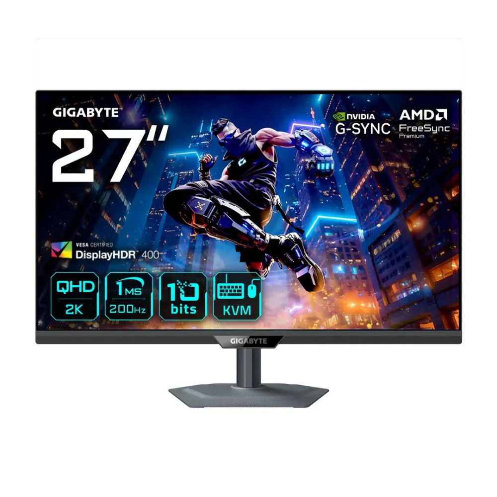 MONITOR GIGABYTE LED 27 M27Q2 QD 200Hz (210Hz O/C) thumbnail 1