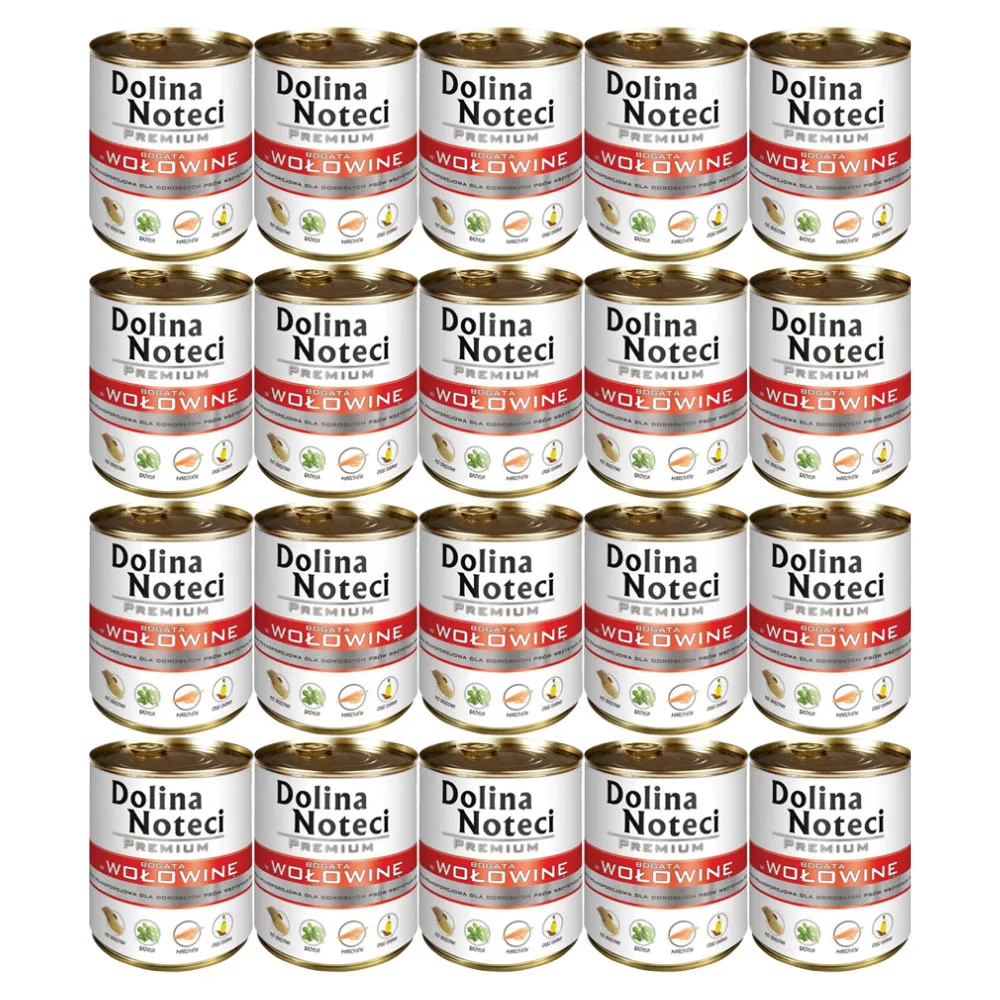 Dolina Noteci Premium Wołowina karma dla psa 20x800g - 1