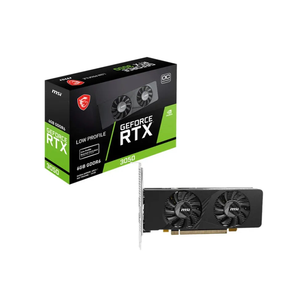 Karta graficzna MSI GeForce RTX 3050 LP E 6G OC thumbnail 1