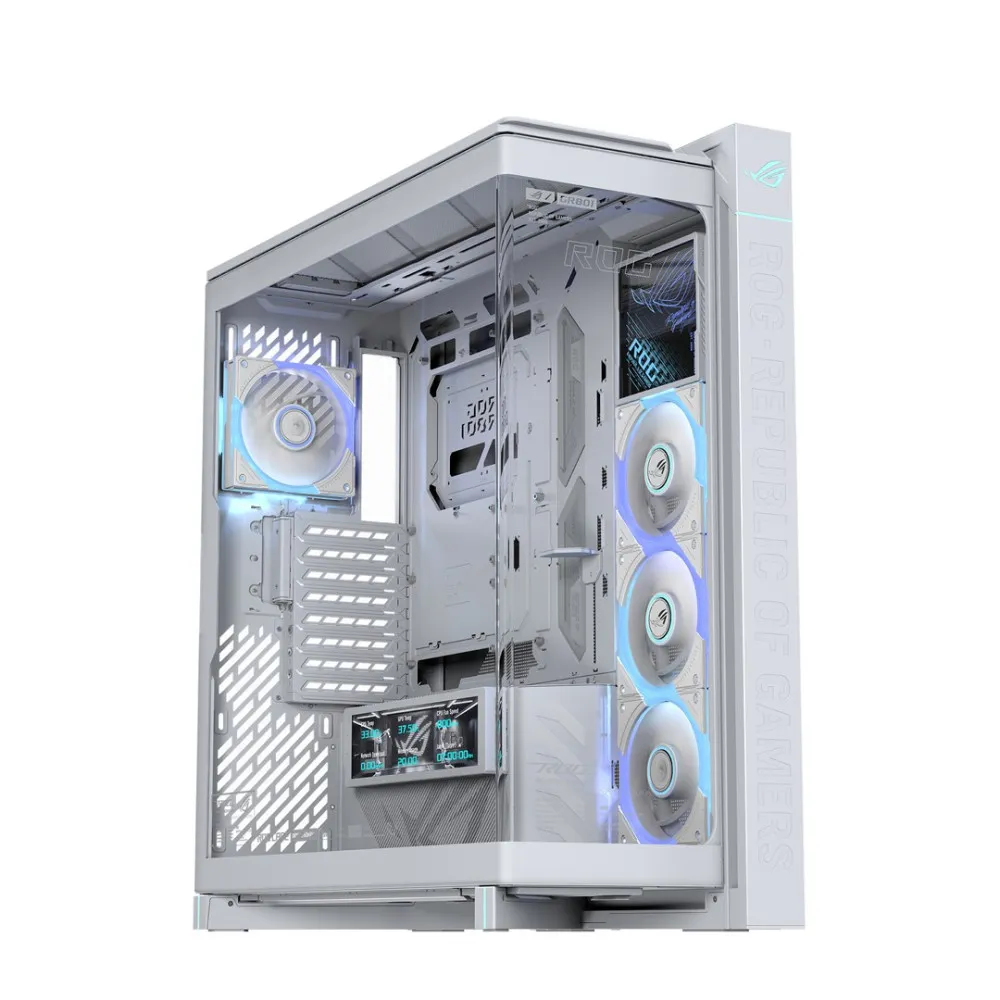 Obudowa Asus ROG CRONOX GR801 CURVE TG ARGB WHITE thumbnail 1