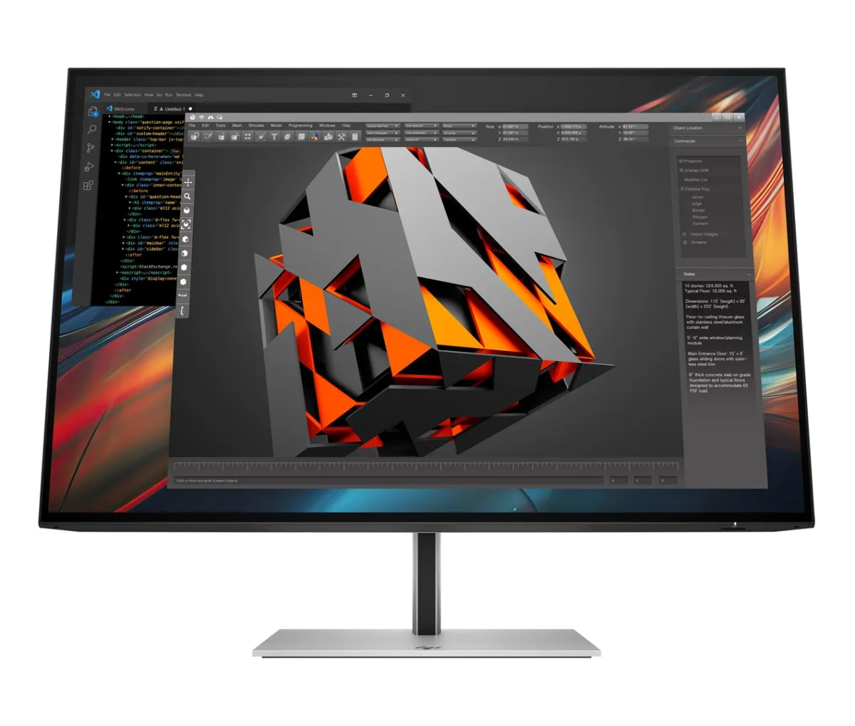 MONITOR HP LED 24”S7 Pro 724pu (8Y2F7AA) 100Hz thumbnail 1