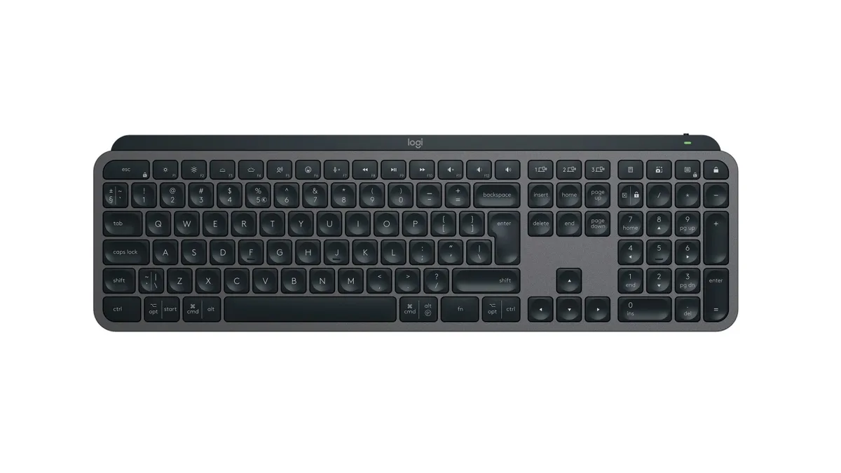 Klawiatura Logitech MX Keys S Bezprzewodowa Graphit thumbnail 2