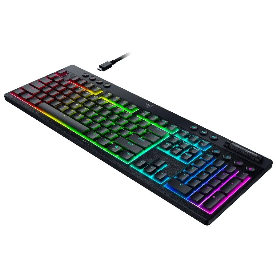 Razer BlackWidow V4 Low-profile HyperSpeed (Green Switch) - US Layout - Gaming Keyboard thumbnail 2