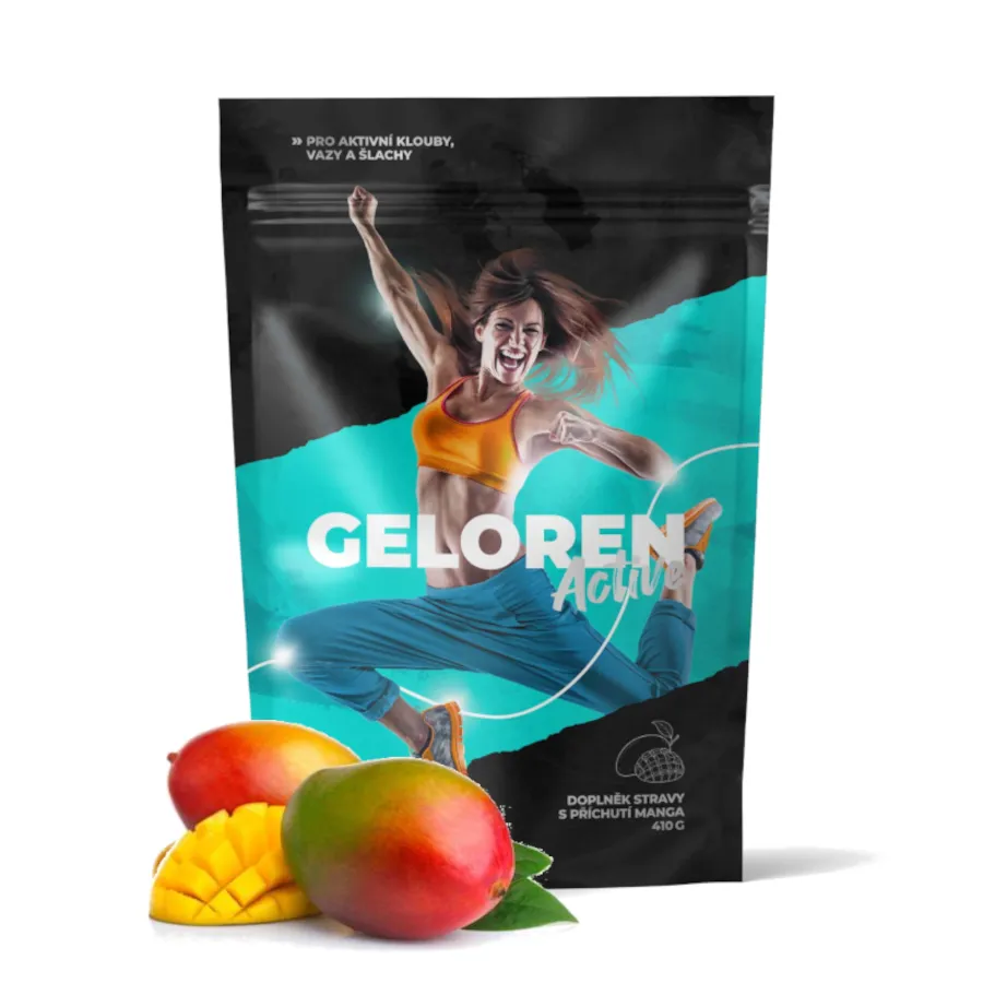 KOLAGEN na STAWY KOŚCI GELOREN Active Mango 102szt (90+12 GRATIS) 470g thumbnail 2