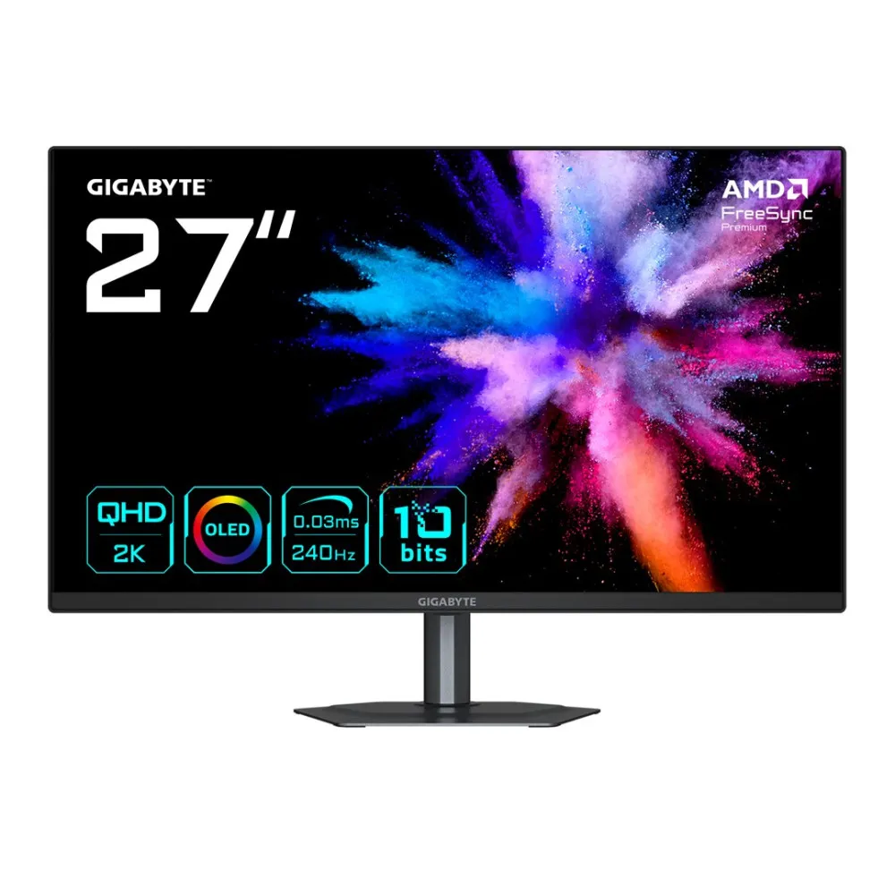 MONITOR GIGABYTE QD-OLED 27 GO27Q24 240Hz thumbnail 1