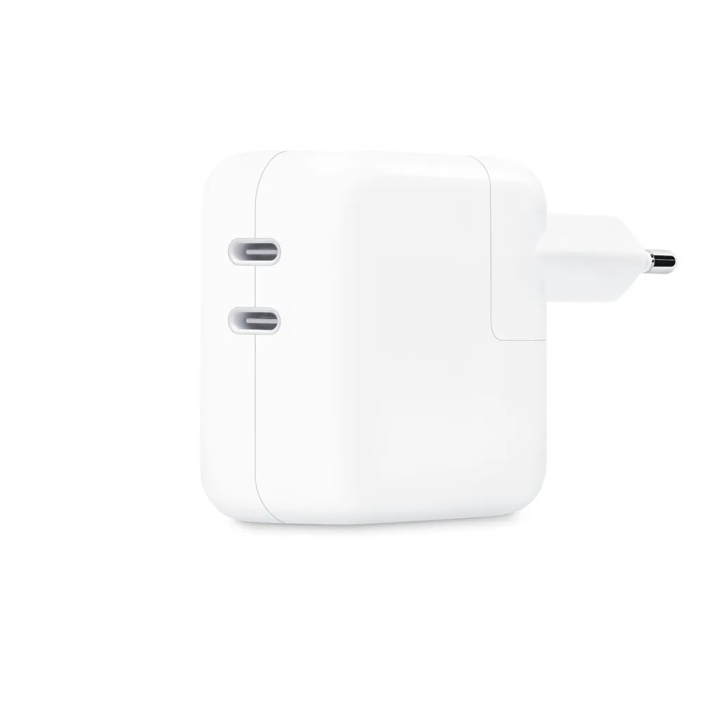 Zasilacz Apple z dwoma portami USB-C o mocy 35 W biały thumbnail 1