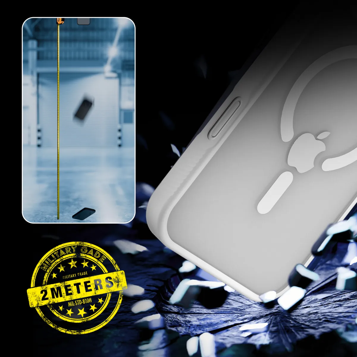 Apple iPhone 17 Pro Max/ 18 Pro Max - 3mk Hardy Hazy MagCase White thumbnail 3