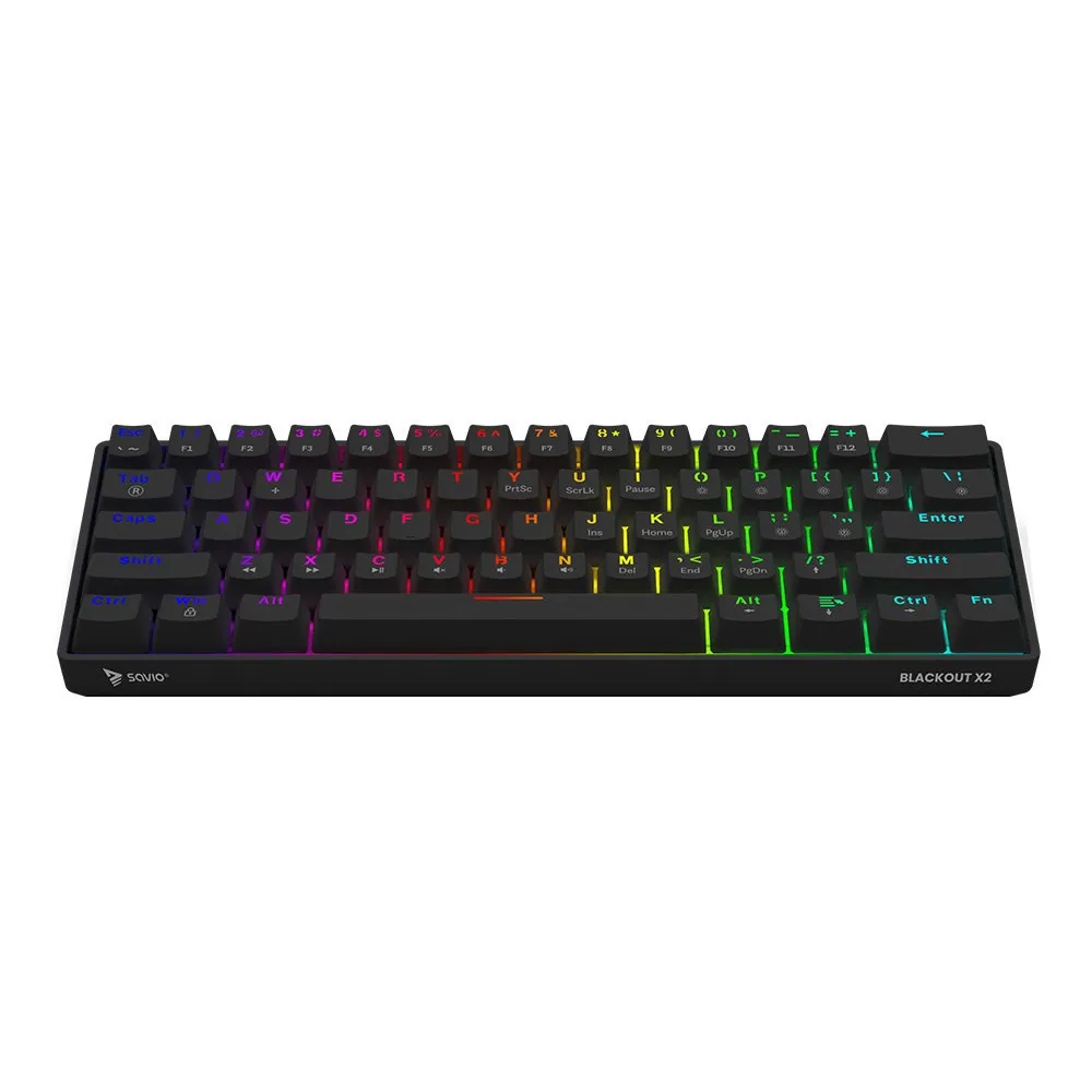 SAVIO KLAWIATURA MECHANICZNA BLACKOUT X2 BLUE thumbnail 2