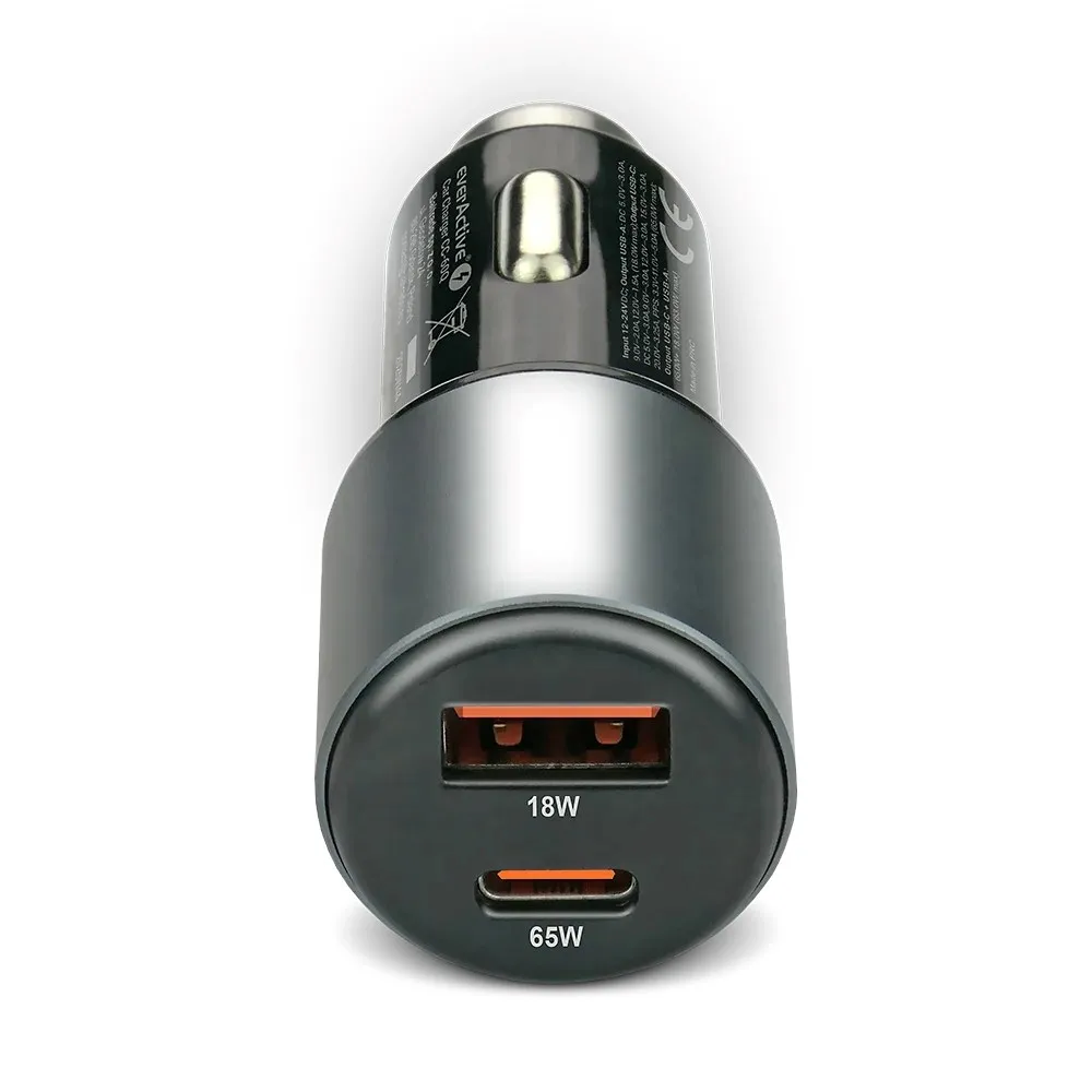 EVERACTIVE ŁADOWARKA SAMOCH. 1XUSB 1XUSB-C CC-60Q thumbnail 2
