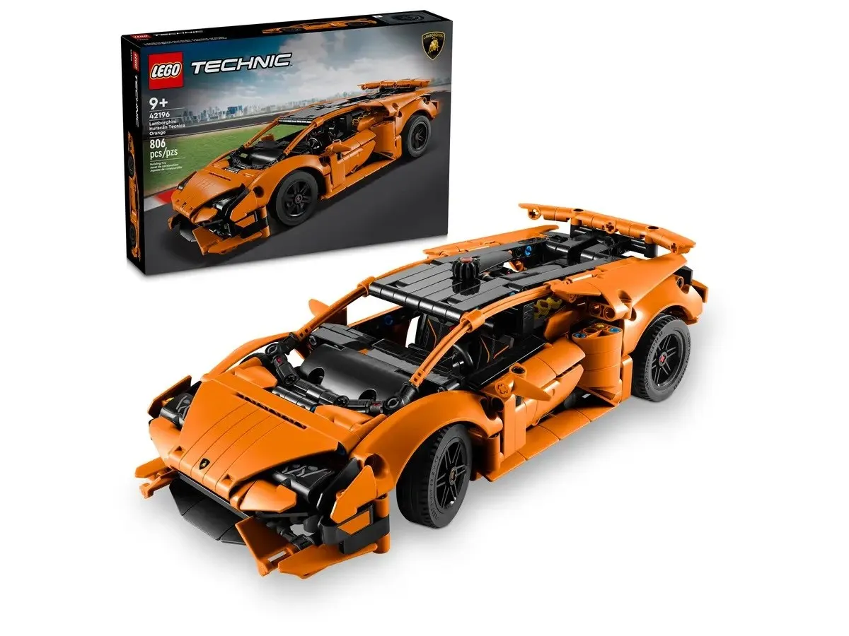 LEGO Technic 42196 - Pomarańczowe Lamborghini Huracán Tecnica thumbnail 1