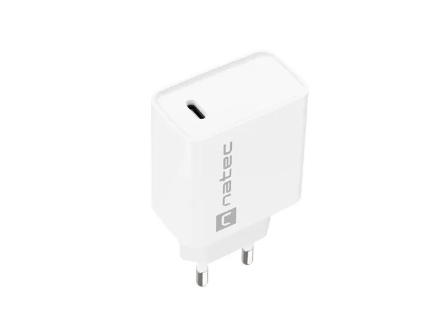 NATEC ŁADOWARKA SIECIOWA RIBERA USB-C 20W PD BIAŁA thumbnail 2