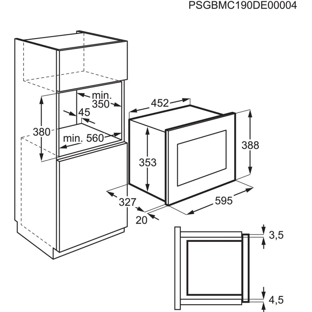 Kuchenka mikrofalowa ELECTROLUX LMS 2203EMX thumbnail 2