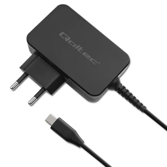 QOLTEC ŁADOWARKA GAN POWER PRO | 1XUSB-C | 65W thumbnail 1