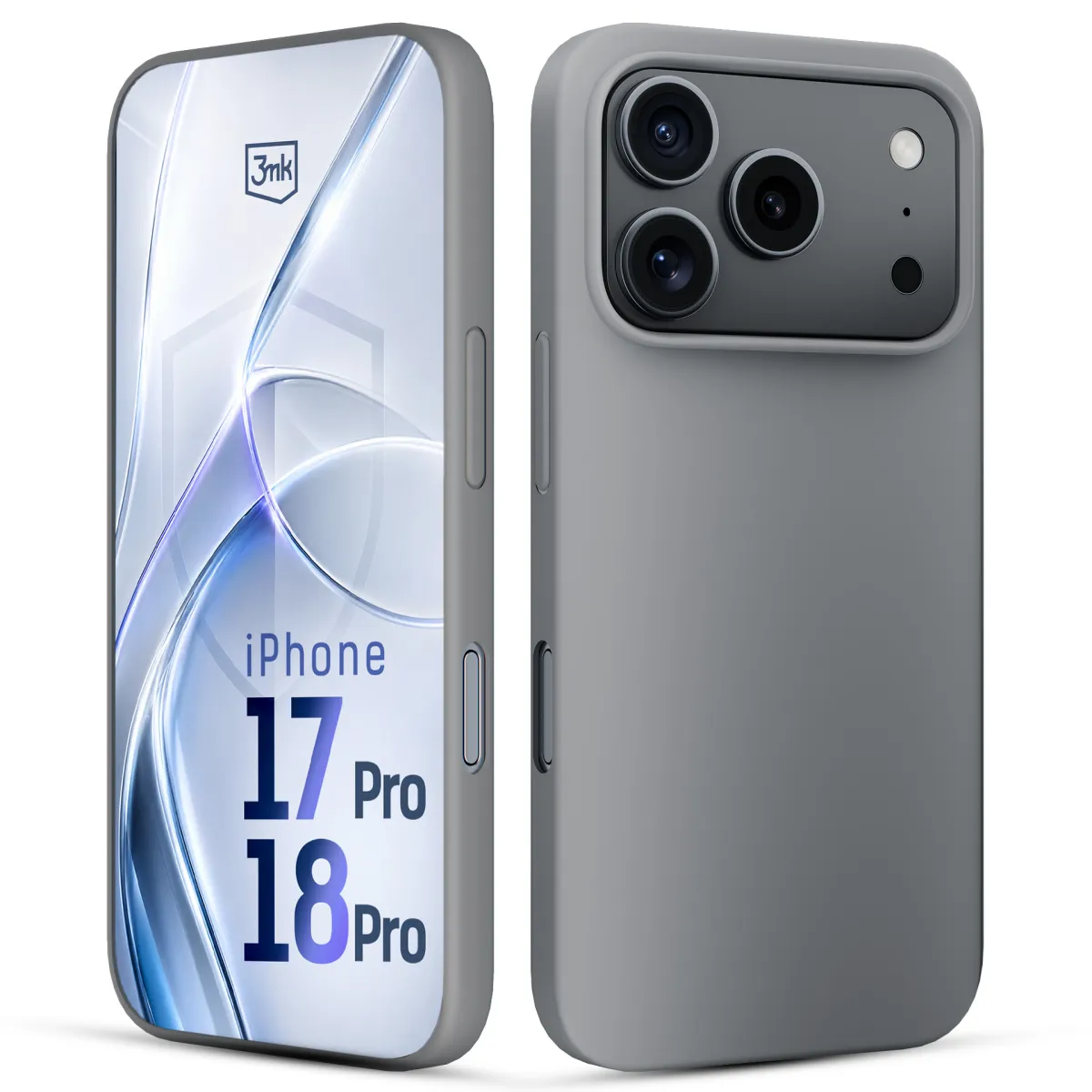 Apple iPhone 17 Pro/ 18 Pro - 3mk Hardy Mellow Case Gray thumbnail 1