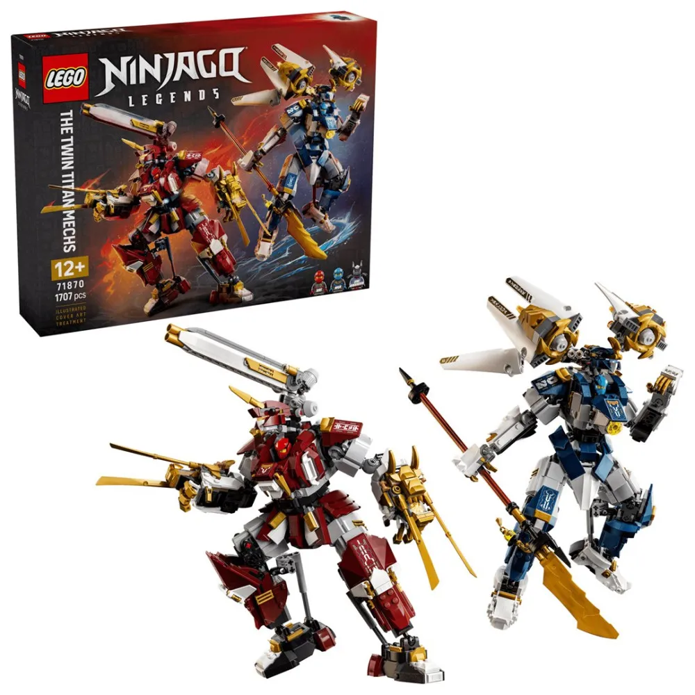 LEGO Ninjago 71870 - Bliźniacze Tytanowe Mechy thumbnail 1