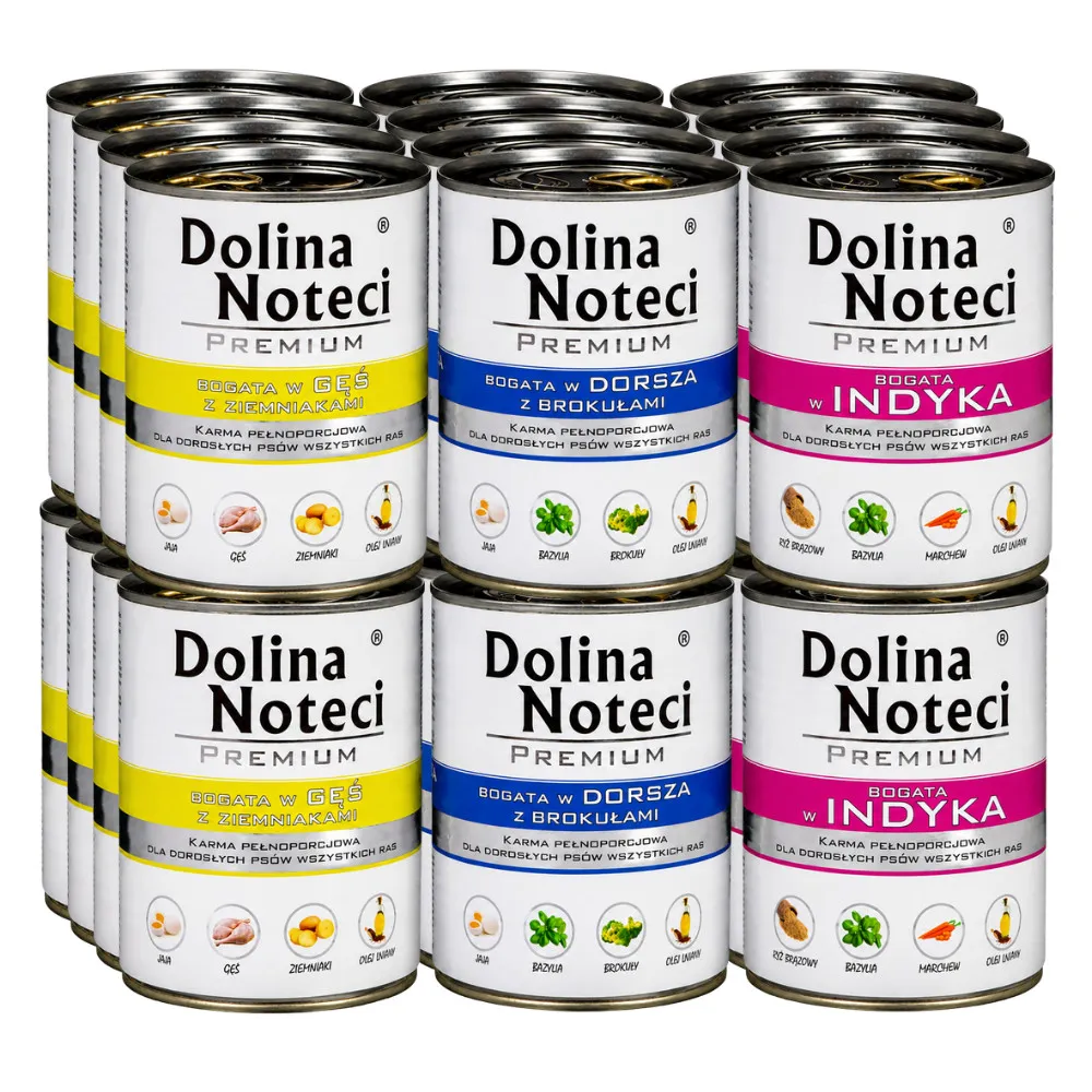 Dolina Noteci Premium mokra karma dla psa mix smaków 24x800g thumbnail 1