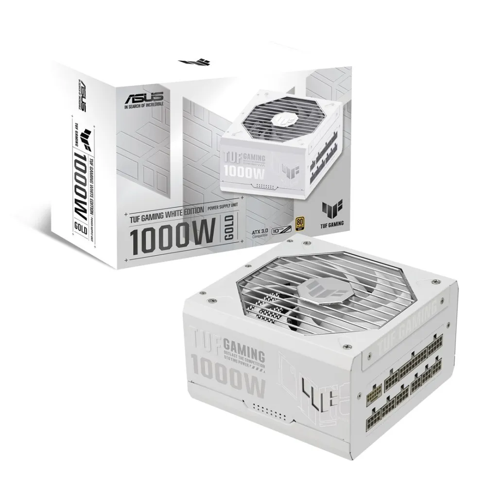 Zasilacz ASUS TUF Gaming 1000W Gold White Edition thumbnail 1