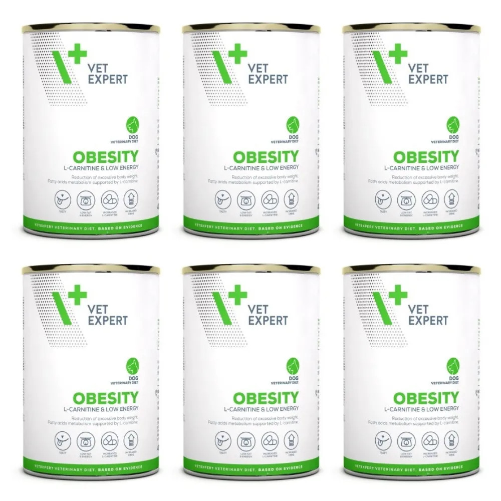 VETEXPERT Veterinary Diet Obesity Dog - mokra karma dla psa - 6x400g thumbnail 1