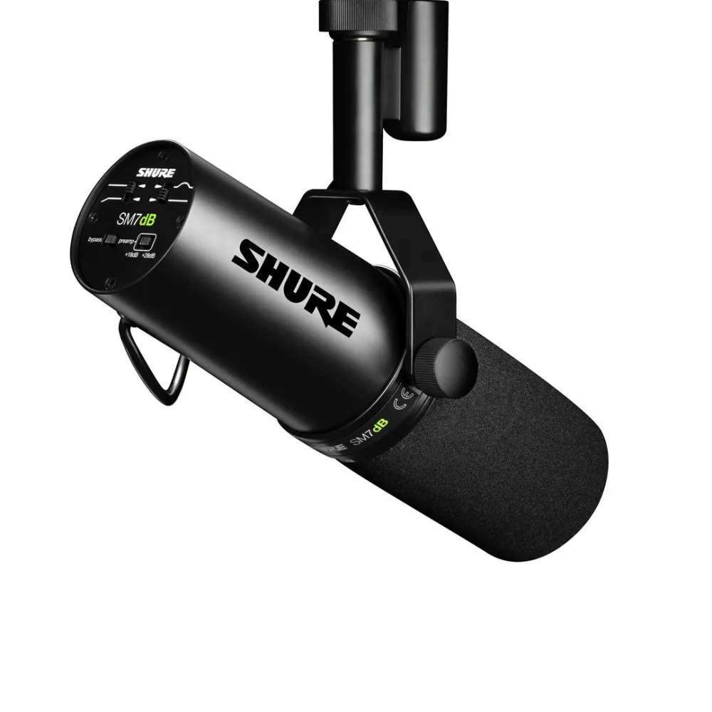 Shure SM7dB - Mikrofon dynamiczny, kardioidalny, lektorski - radiowy thumbnail 3