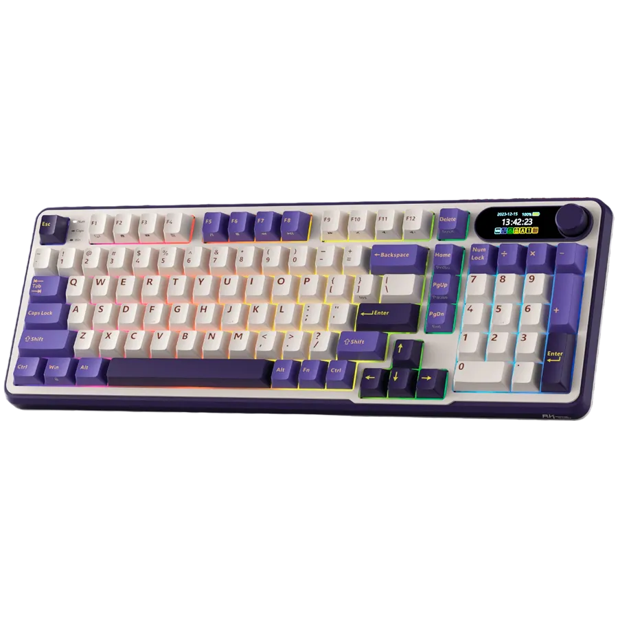 ROYAL KLUDGE RK-S98 Blackberry Mousse Gaming Keyboard Brown switch thumbnail 2