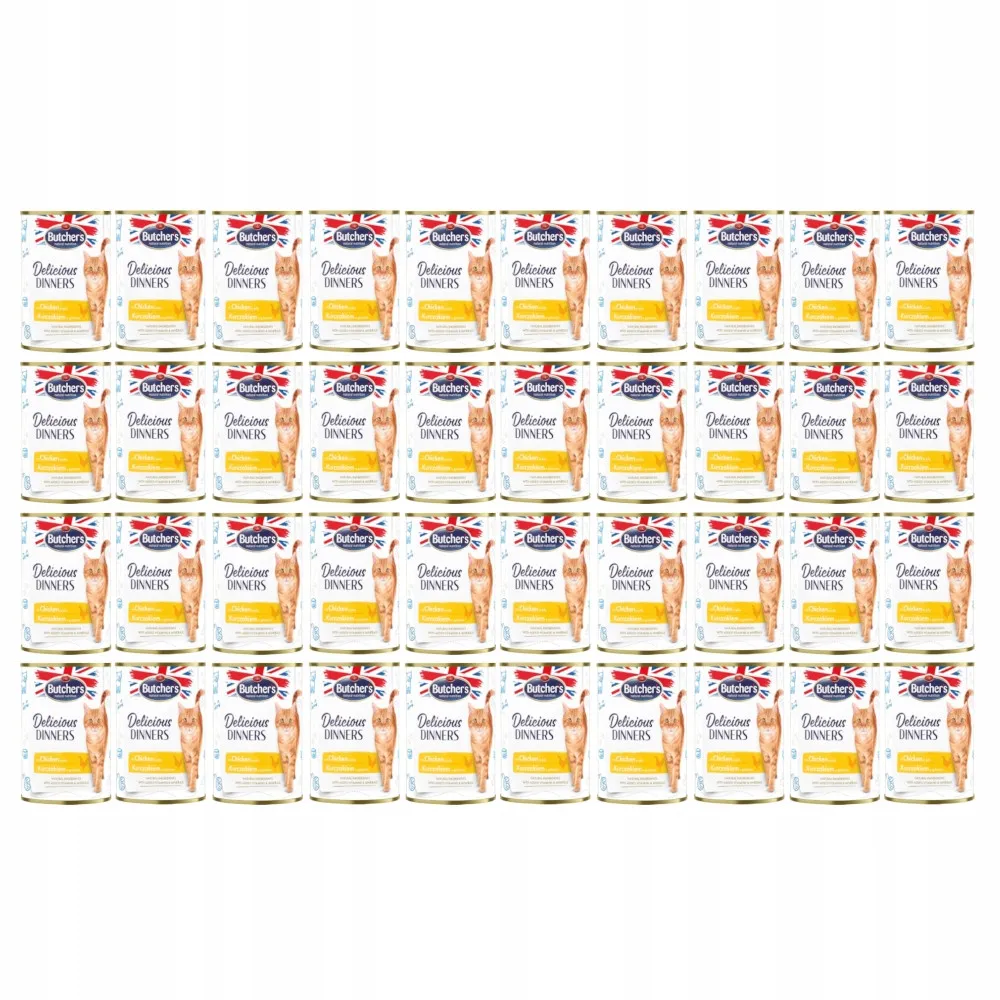 Mokra karma dla kota Butcher's Delicious Dinners kurczak w galarecie 40x400g thumbnail 3