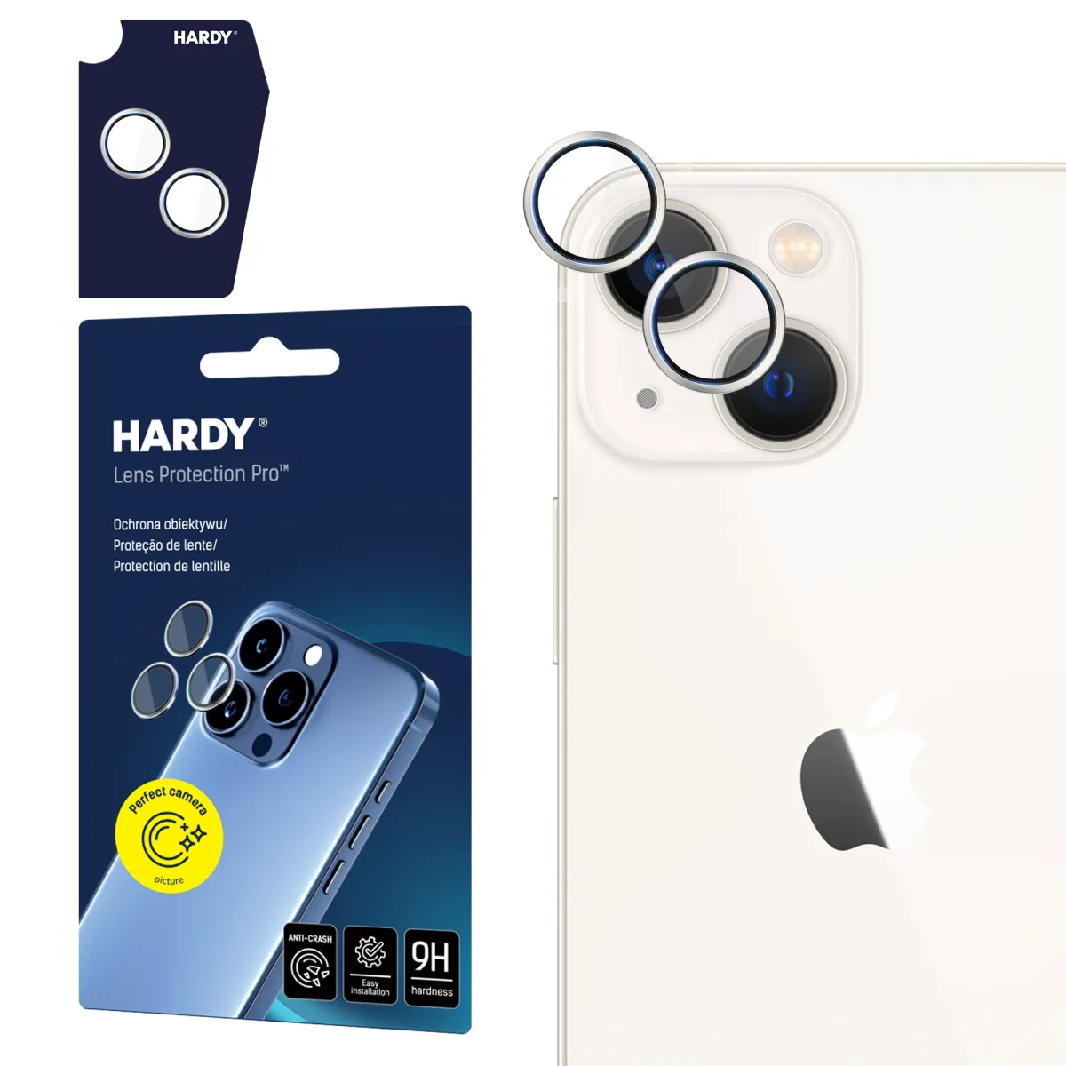 Apple iPhone 15/15 Plus - HARDY Lens Protection Pro Silver thumbnail 1