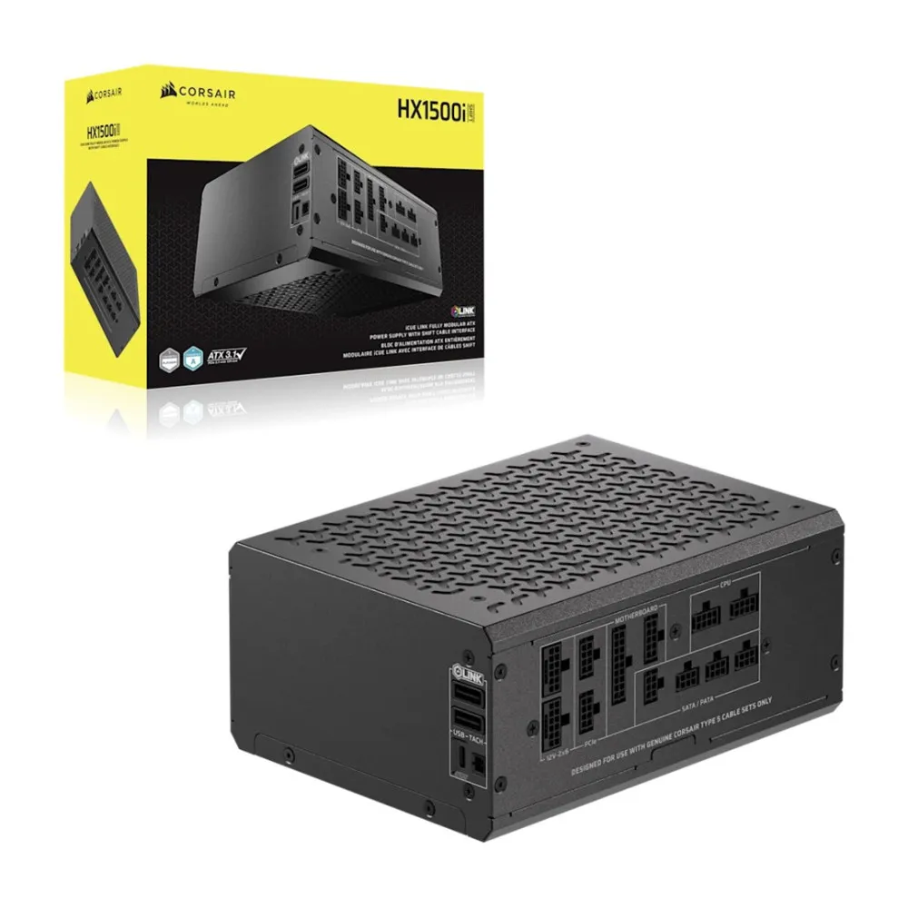 Corsair iCUE SHIFT Hxi 1500W 80+ Platinum thumbnail 1