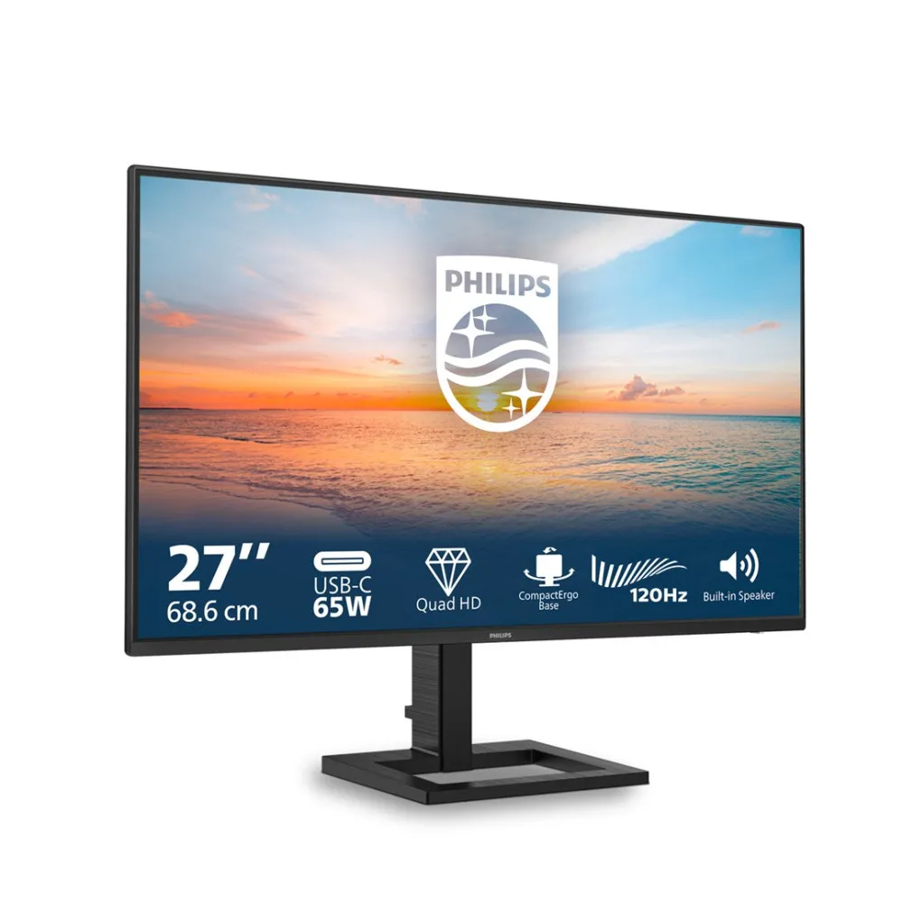 MONITOR PHILIPS LED 27 27E1N1600AE/00 100Hz thumbnail 2