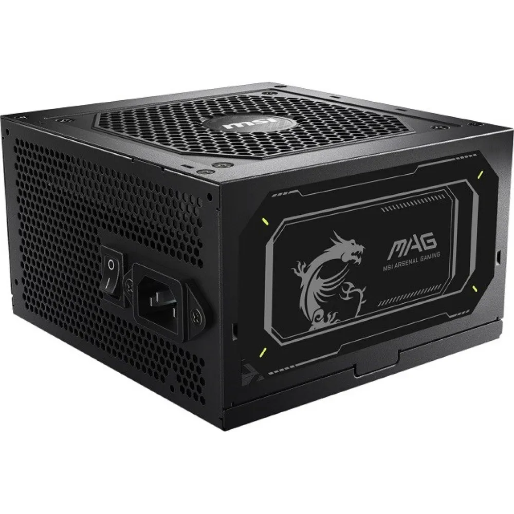 Zasilacz MSI MAG A850GL 850W PCIE5 II 80+ Gold ATX 3.1 (306-7ZP8D11-CE0) thumbnail 1