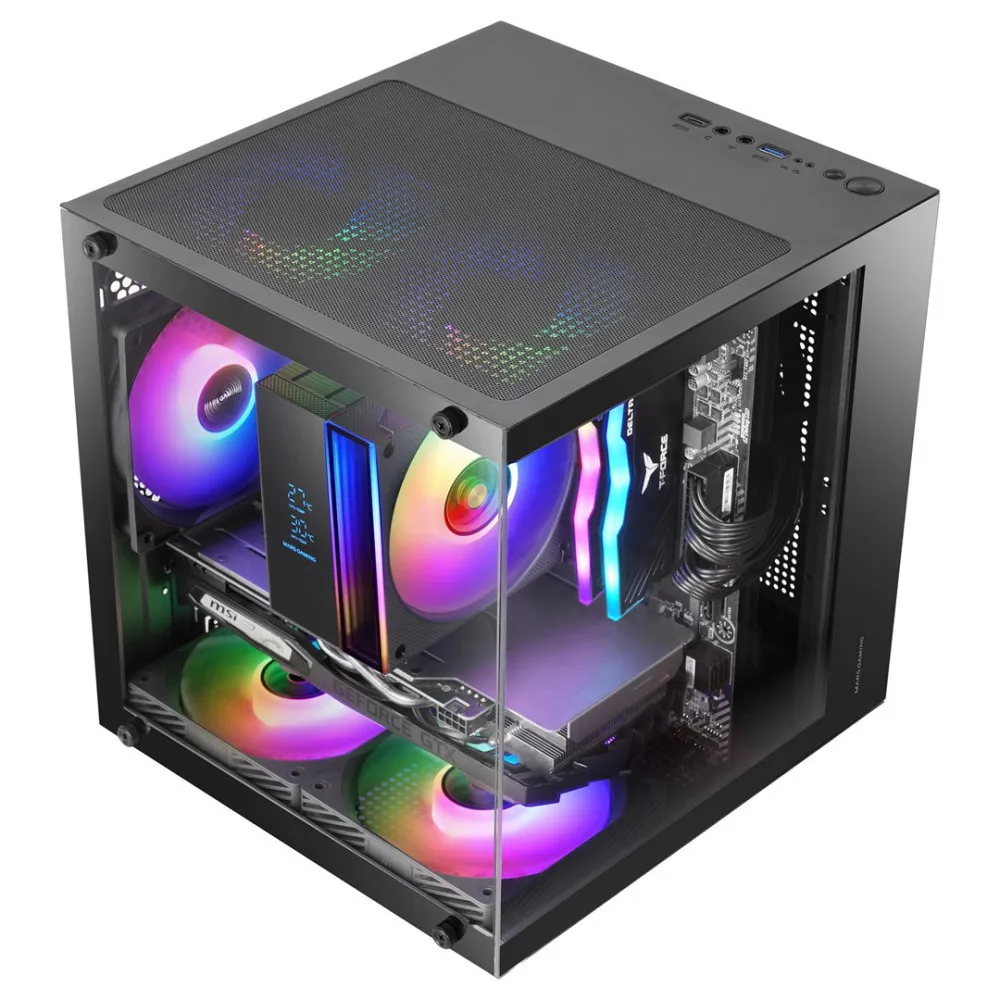 TACENS MARS MC-CUBE 1xARGB USB-C mATX- obudowa/cases thumbnail 3