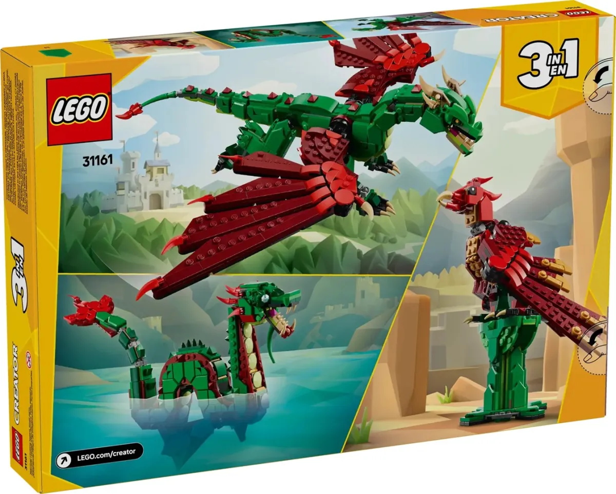 Klocki LEGO Creator 3w1 31161 - Średniowieczny smok thumbnail 2