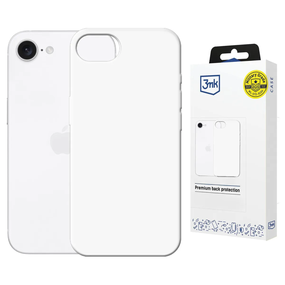 Apple iPhone 16E/ iPhone 17E - 3mk Hardy Mellow MagCase White thumbnail 1