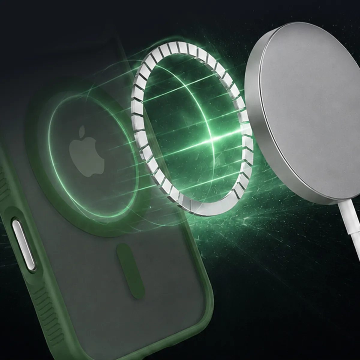 Apple iPhone 17 Pro Max/ 18 Pro Max - 3mk Hardy Hazy MagCase Green thumbnail 3