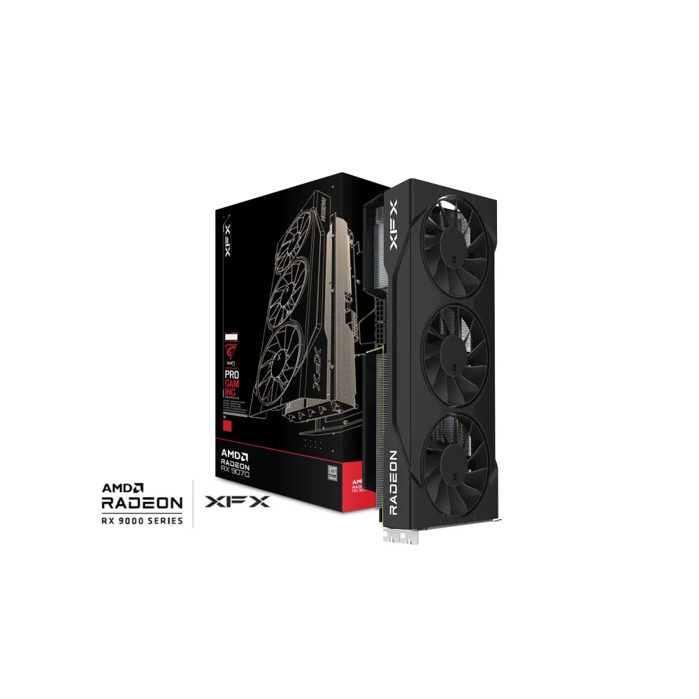 Karta graficzna XFX Radeon RX 9070 GRE Swift Triple Fan Gaming 12 GB GDDR6 thumbnail 1